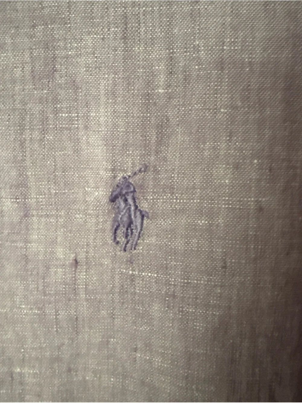 Ralph Lauren Men's Lavender Button-Down Linen Shirt size Med - Picture 6 of 6